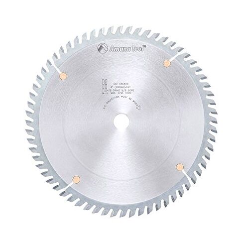 Amana Tool 612960 Carbide Tipped Trim Circular Saw Blades Cut Off and Crosscut Blade for Wood, Plywood, Chipboard Cutting 12" Dia x 96T ATB, 10 Deg, 1" Bore in Kuwait