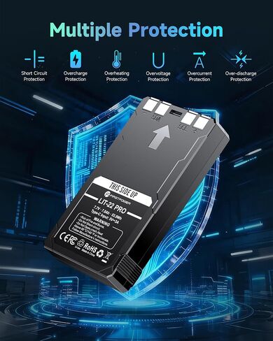 FirstPower LIT-22 Pro Battery 2-Pack 7000mAh for SPYPOINT Trail Cameras in Saudi Arabia
