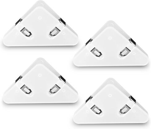 Meking Photo 2PCS L-Bracket and 2PCS Paper Clips for Photo Backdrop Board | Support Props Kit for Product Photography Backdrop in Saudi Arabia