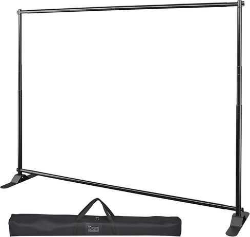 8x10' Backdrop Stand for Parties Wedding Birthday Events | Photography Photo Booth Step and Repeat Adjustable Heavy Duty Backdrop Stand with Carrying Bag in Saudi Arabia