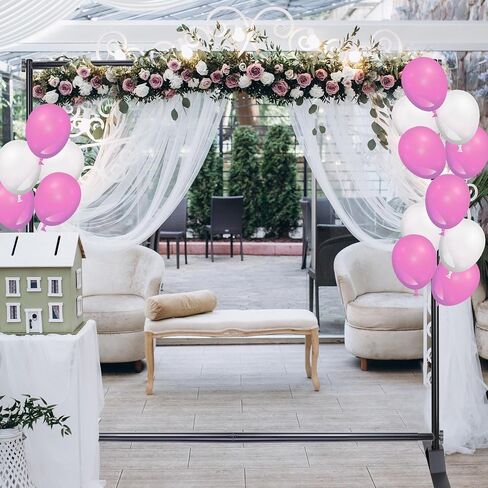 8x10' Backdrop Stand for Parties Wedding Birthday Events | Photography Photo Booth Step and Repeat Adjustable Heavy Duty Backdrop Stand with Carrying Bag in Saudi Arabia
