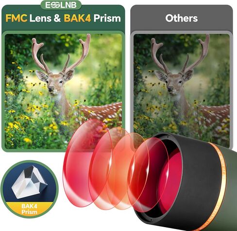 ESSLNB Spotting Scope with Tripod, BAK4 High Definition Waterproof Spotter Scope with Phone Adapter, Fogproof Spotting Scopes for Target Shooting, Bird Watching, Wildlife Viewing in Saudi Arabia