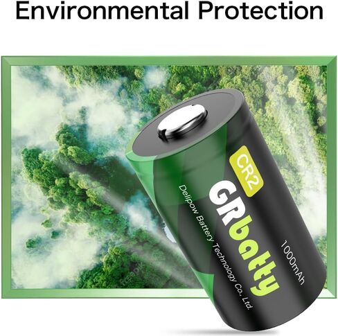10 x CR2 3V Lithium Battery, 1000mAh, High Capacity, Long Lasting | Non-rechargeable, For Laser Rangefinders, Film Cameras, Instant Cameras, Door Sensors, Alarm Sensors in Kuwait