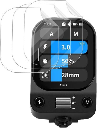 3 Pack for NEEWER QZ-C Flash Trigger Screen Protector, Scratch-resistant nano explosion-proof soft film, HD Bubble-Free in Saudi Arabia