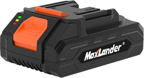 MAXLANDER 2.0Ah Lithium Replacement Battery, 20V Rechargeable Battery with Led Indicator Compatible for Garden Power Tools in Kuwait