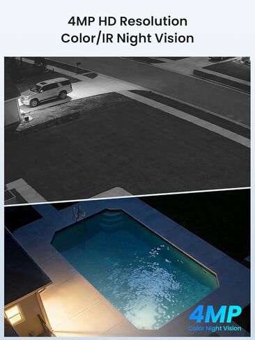 Solar Security Cameras Wireless Outdoor 2 Cam Kit Expadable to 10H, No Subscription Cameras for Home Security System, 32G Local Storage, 2.4G &5G WiFi, 2K Color Night Vision Two-Way Audio IP66 in Kuwait