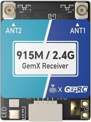 DTRNYCZ Drone Parts for GEPRC ELRS 915M/2.4G Gemini Xrossband Receiver TX Module Dual-RF Chip 1000Hz DIY FPV Quadcopter Longrange Freestyle Drone Part in Saudi Arabia