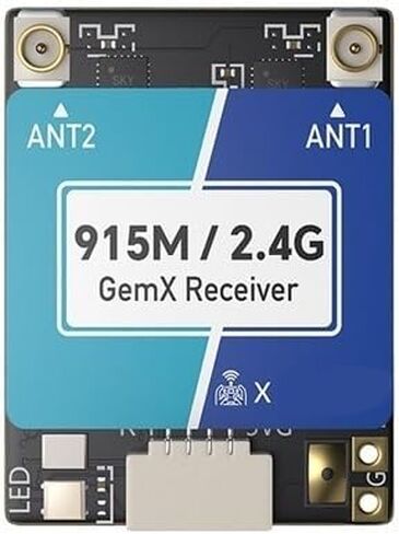 DTRNYCZ Drone Parts for GEPRC ELRS 915M/2.4G Gemini Xrossband Receiver TX Module Dual-RF Chip 1000Hz DIY FPV Quadcopter Longrange Freestyle Drone Part in Saudi Arabia