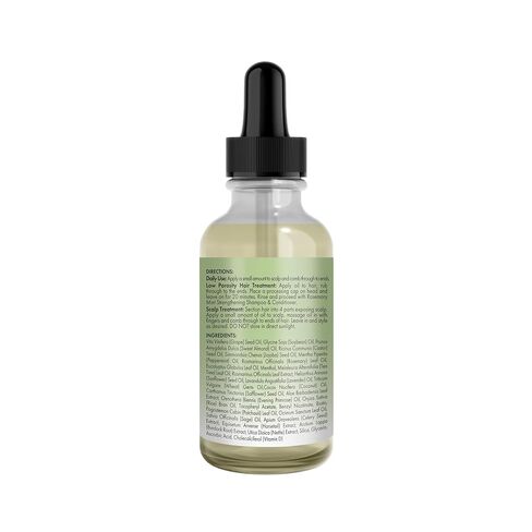 Mielle Organics Rosemary & Mint Light Hair Oil, Split Ends & Dry Scalp Treatment - Infused with Biotin & Essential Oils for Strengthening, Soothing, Moisturizing & Encouraging Longer Hair (2 Oz) in Kuwait