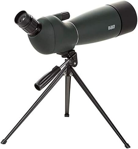 ArmyGreen_F Travel Telescope, 60mm Aperture, 500mm Focal Length, BAK4 All-Optical Prism, with Lightweight Tripod, Ideal for Beginners in Saudi Arabia
