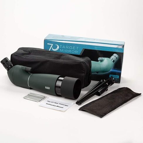 ArmyGreen_F Travel Telescope, 60mm Aperture, 500mm Focal Length, BAK4 All-Optical Prism, with Lightweight Tripod, Ideal for Beginners in Saudi Arabia