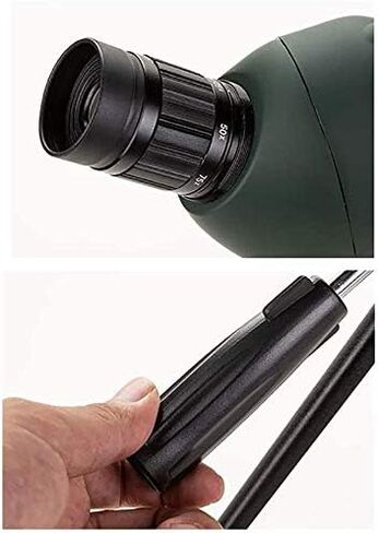 ArmyGreen_F Travel Telescope, 60mm Aperture, 500mm Focal Length, BAK4 All-Optical Prism, with Lightweight Tripod, Ideal for Beginners in Saudi Arabia