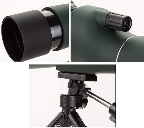 ArmyGreen_F Travel Telescope, 60mm Aperture, 500mm Focal Length, BAK4 All-Optical Prism, with Lightweight Tripod, Ideal for Beginners in Saudi Arabia
