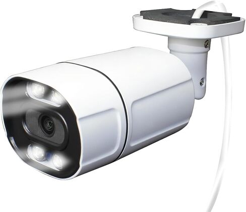 SINIS 4MP PoE Security IP Camera, Color-Vu Full Color Bullet Camera Outdoor | Use Alone or With NVR,True Color Night Vision,F1.0 Super Aperture,Human Motion Detect,Built-in Mic,Up to 512G SD,Metal,IP67 in Kuwait