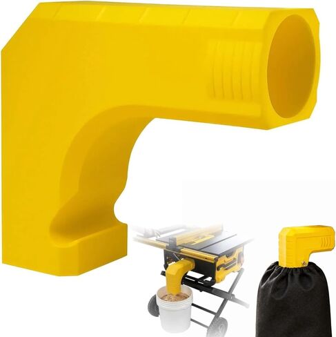 1Pcs Universal Dust Collector for Table Saw & Miter Saw, Tool-Free Connection, Upgraded Dust Extractor Accessories with Drawstring Bag, 2.05 Inch Snap-On Dust Port Fit in Kuwait