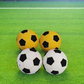 4PCS Inflatable Sticky Soccer Ball Kick Darts Balls for Inflatable Dart Board/Outdoor Training Felt Soccer with Hand Pumps