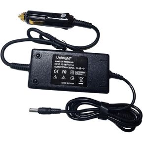 UpBright Car 19V DC Adapter Compatible with Getac F110 G2 F110G2 F 110 G3 F110G3 Rugged Tablet PC F110 Office Dock Docking Station 19VDC 3.42A Auto RV Lighter Plug Power Supply Cord Battery Charger