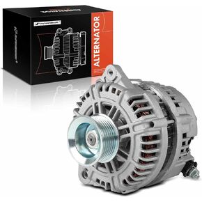 A-Premium Alternator Compatible with Nissan TITAN 2004-2007, Pathfinder Armada 2004, Armada 2005-2006 & Infiniti QX56 2004-2006, 5.6L, 12V 130A 7-Groove Pulley Clockwise, Replace# 23100-8S100