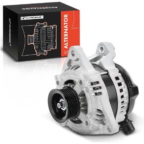 A-Premium Alternator Compatible with Ford Mustang 2011 2012 2013 2014 V6 3.7L, 12V 150A 6-Groove Pulley Clockwise