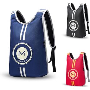 OMOUBOI Lightweight Hiking Backpack for Short Journey, Small Sports Backpack for Unisex, 15L Travel Day Pack Fit for Running, Cycling, Black