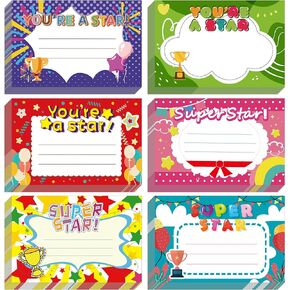 150 Pieces Graduation Recognition Rewards Award Certificates Students Preschool Award Certificates You're A Star Super Star Achievement Card for Teacher Classroom School Supplies