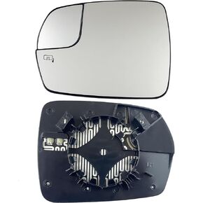 2015 Edge Driver Side Heated Mirror Glass Compatible with 2015 2016 2017 2018 Ford Edge Left Side Mirror Glass with Rear Holder