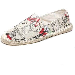 Altxic Women's Comfort Canvas Slip on Espadrilles Flat