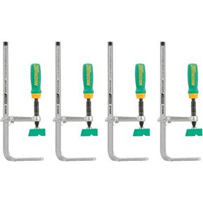 MICROJIG Matchfit DVC-850AP 2-In1, Track And In-Line Dovetail Clamp, 4-Pack, Green