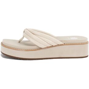 Yellow Box Women's Hasani Flatform Flip-Flop, Platform Sandal, Signature High Rebound EVA