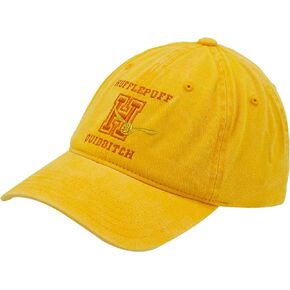 Concept One Harry Potter Dad Hat, Quidditch Women's Adjustable Cotton Baseball Cap with Curved Brim