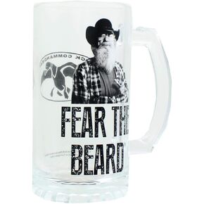 كوب بيرة شفاف من Duck Commander Si Fear The Beard