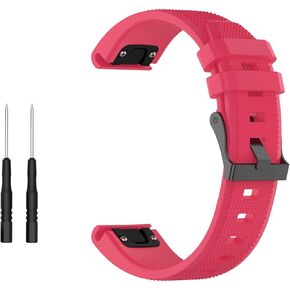 متوافق مع Garmin Fenix ​​7/Fenix ​​6 GPS Band 22mm استبدال أحزمة ساعة السيليكون وحزام المعصم وأساور المعصم الرياضية Fenix ​​6 PRO GPS/Fenix ​​6 PRO GPS/Fenix ​​6 Sapphire GPS/Fenix ​​5/Fenix ​​5 plus/Approach s60/Approach s62 للرجال والنساء in Kuwait