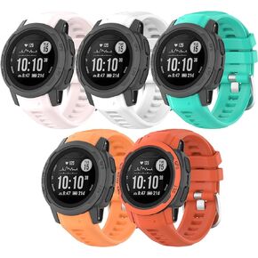 Band for Garmin Instinct 2S, Soft Silicone Replacement Watch Band Strap for Garmin Instinct 2S / Instinct 2S Solar (No Tracker)