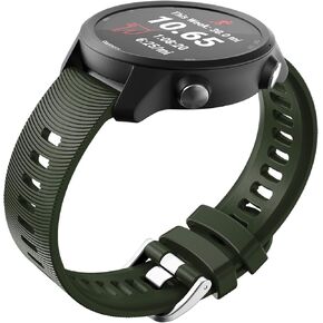 سوار بديل ABELTA 20 ملم لساعة Garmin Forerunner 245 Band/Forerunner 55 Band/Galaxy Watch 5 Pro (أخضر جيشي) in Kuwait