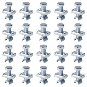 20 Pcs Seismic Rod Stiffener, Strut Channel Vertical Rod Stiffener, Suitable for use with 1/4-Inch Thru 1/2-Inch Rods