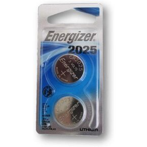 Energizer Lithium Batteries 3.0 Volt for CR2025/DL2025/LF1/3V, Pack of 2