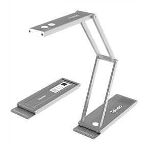 Ideao DC400 4K USB Portable Document Camera/Webcam 13MP, 4K/30fps 1080/60fps, AutoFocus, Adjustable Hinge, Built-in Mic and LED, Win/Mac/Chromebook, for Online-Meetings, Distance Learning & Teaching
