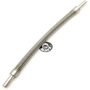 1/4" OD Tube Small Size Bellow Hose fit swagelok Compression Fittings (tube ending = 1/4", end to end length = 2 feet / 2ft or 610mm)