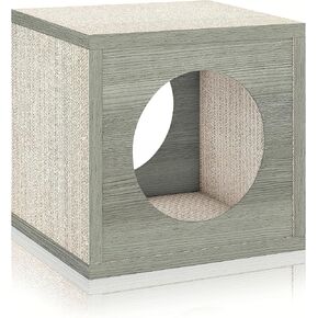 Way Basics Premium Cube Cat Scratcher Lounge - امسح ولعب zBoard يدوم لفترة أطول 5 مرات in Kuwait
