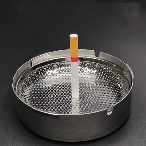 Outdoor Ashtrays for Cigarettes Patio with Filter Ash Tray Sets for Weed Metal Windproof Smokeless Large Ashtray for Home,Office,Indoor,Parties in Kuwait