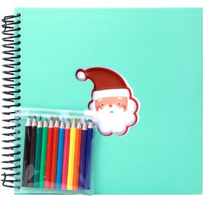 Bibiage Sketch Book for Kids Ages 6 7 8 9 10 11 12, 9 x 9 Inch Spiral Drawing Pad for Kids to Write Stories, Hardcover Sketch Pad Kit Gift for Boys and Girls 6-8