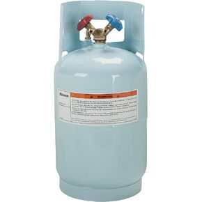 Robinair (34102) Refrigerant Tank for R-134a, refrigerant not included - 30 lbs. , Light Blue