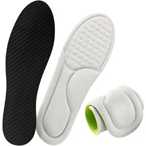 Carbon Fiber Insoles, Carbon Fiber Foot Plate 1 Pair Rigid Shoe Insert Support Turf Toe, Foot Fractures, Morton Extension, Hallux Rigidus and Limitus - Alternative to Post Op Shoe