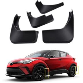 Mud Flaps Kit for Toyota C-HR 2018-2022 Mud Splash Guard Front and Rear 4-PC Set by TOPGRIL