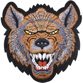 Shark Hyenas Morale Patches Tactical Patch Military Combat Hook Fasteners(Shark)