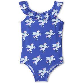 Hatley Girls Ruffle Sleeve Swimsuit