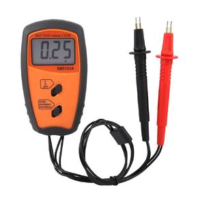 SM8124A Battery Resistance Tester LCD Display Resistance Voltmeter Digital Battery Voltage Tester for Electric Vehicles
