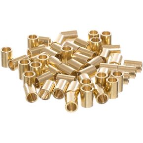 Premium Brass Crafting Tubes - for Macramé and Other DIY Projects (3/4-Inch, 6 Pack)