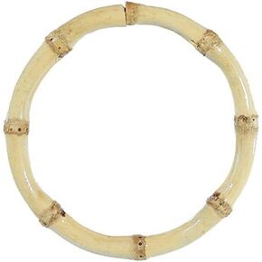 Natural Bamboo Rings – Alternative to Metal Rings – Crafting, DIY, Home Improvement, and More (3.5 Inch)