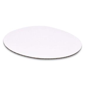 Southern Champion Tray 11209 Corrugated Greaseproof Single Wall Cake Circles, 8" Diameter, Bright White (Case of 100)